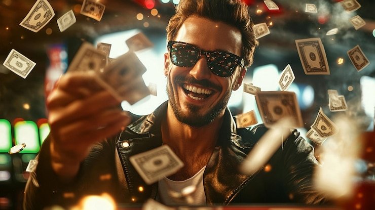 Tampilan dashboard permainan slot dengan kategori Aviator, Sweet Bonanza, Gates of Olympus